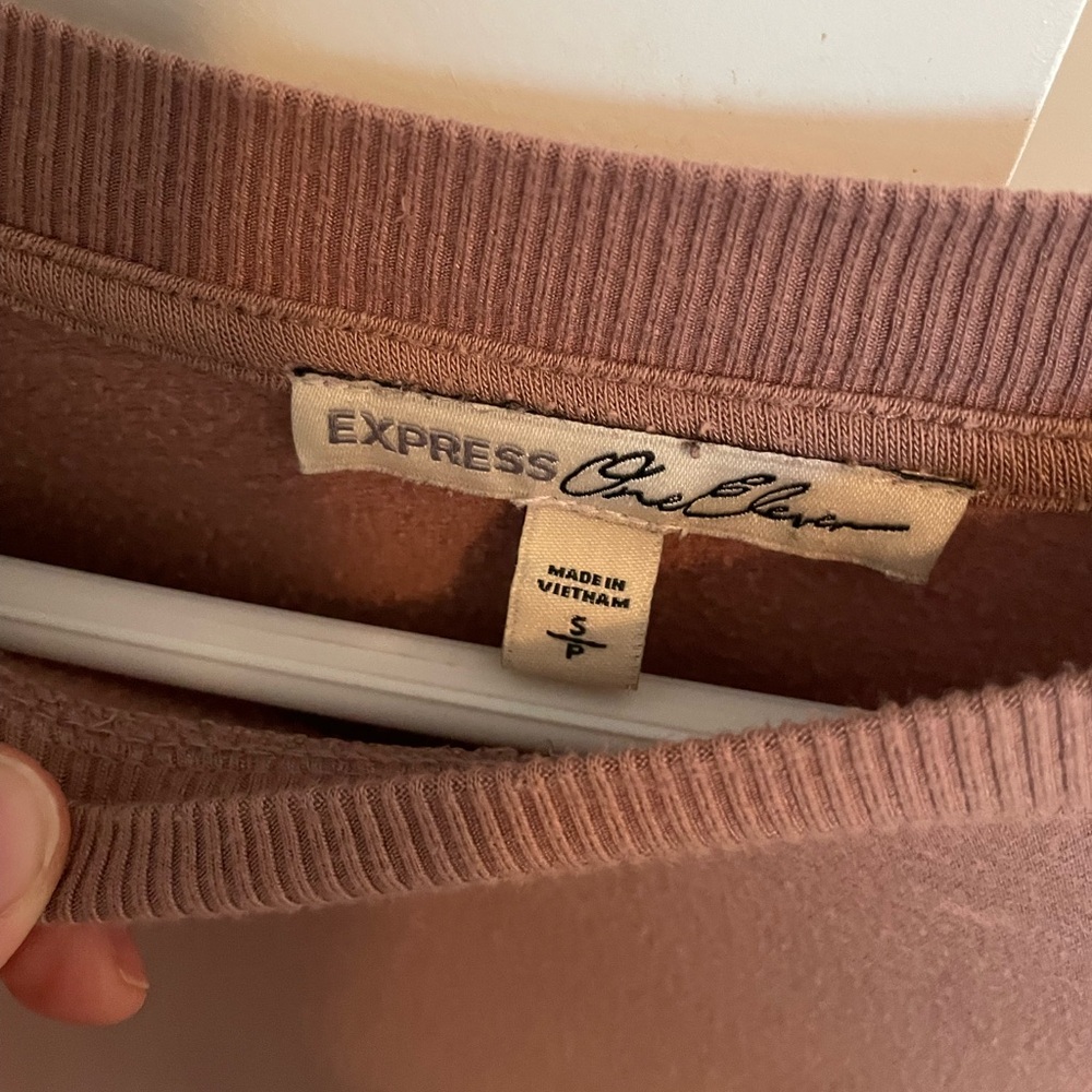 Express: One Eleven Oversized Sweatshirt - Picture 4 of 7
